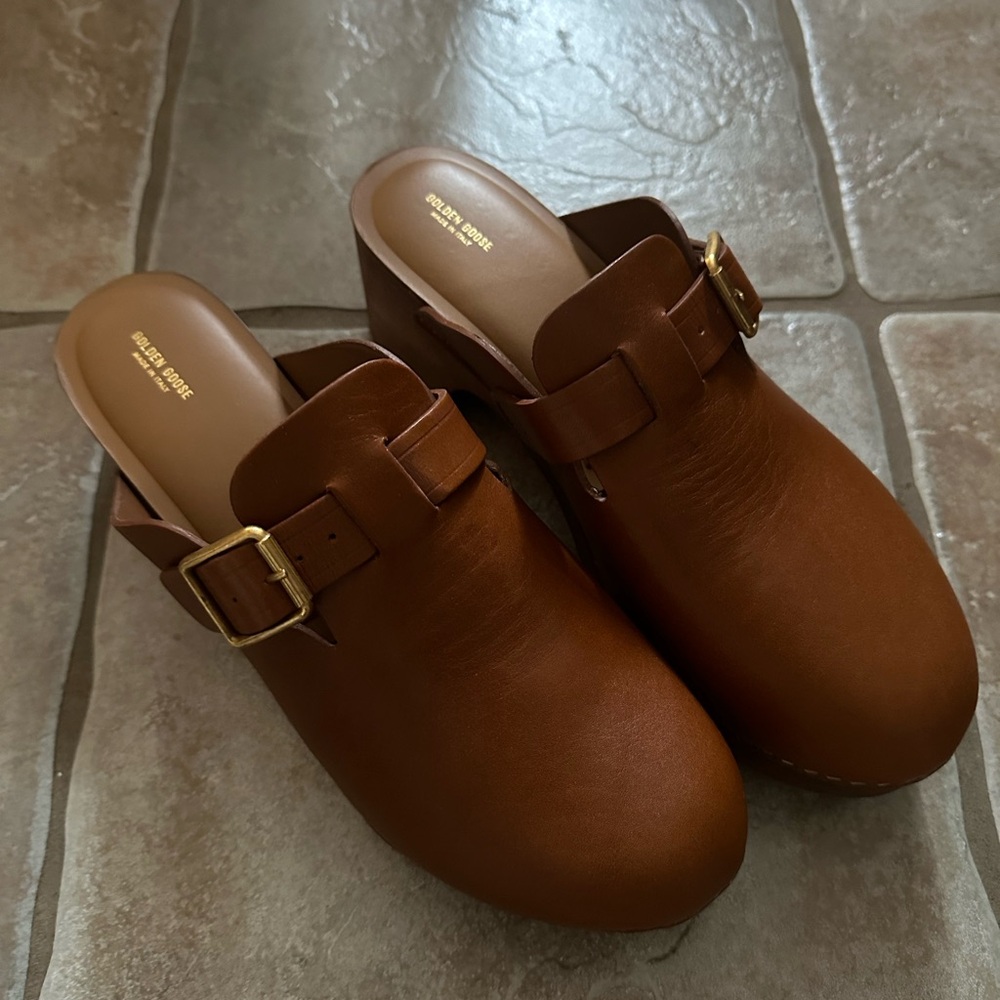 Golden Goose Leather clogs, 41 (10) nwb